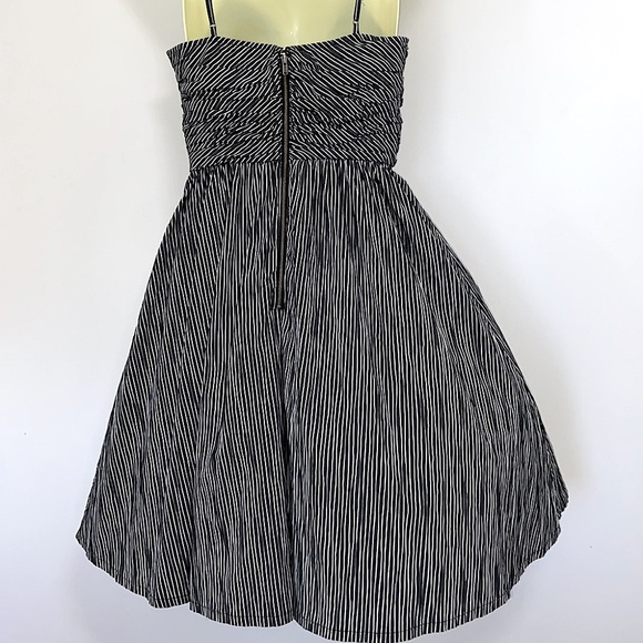 Tracy Reese Dress Striped Fit and Flare MIDI NWOT Sz 10 Perfect for Summer - Picture 6 of 7